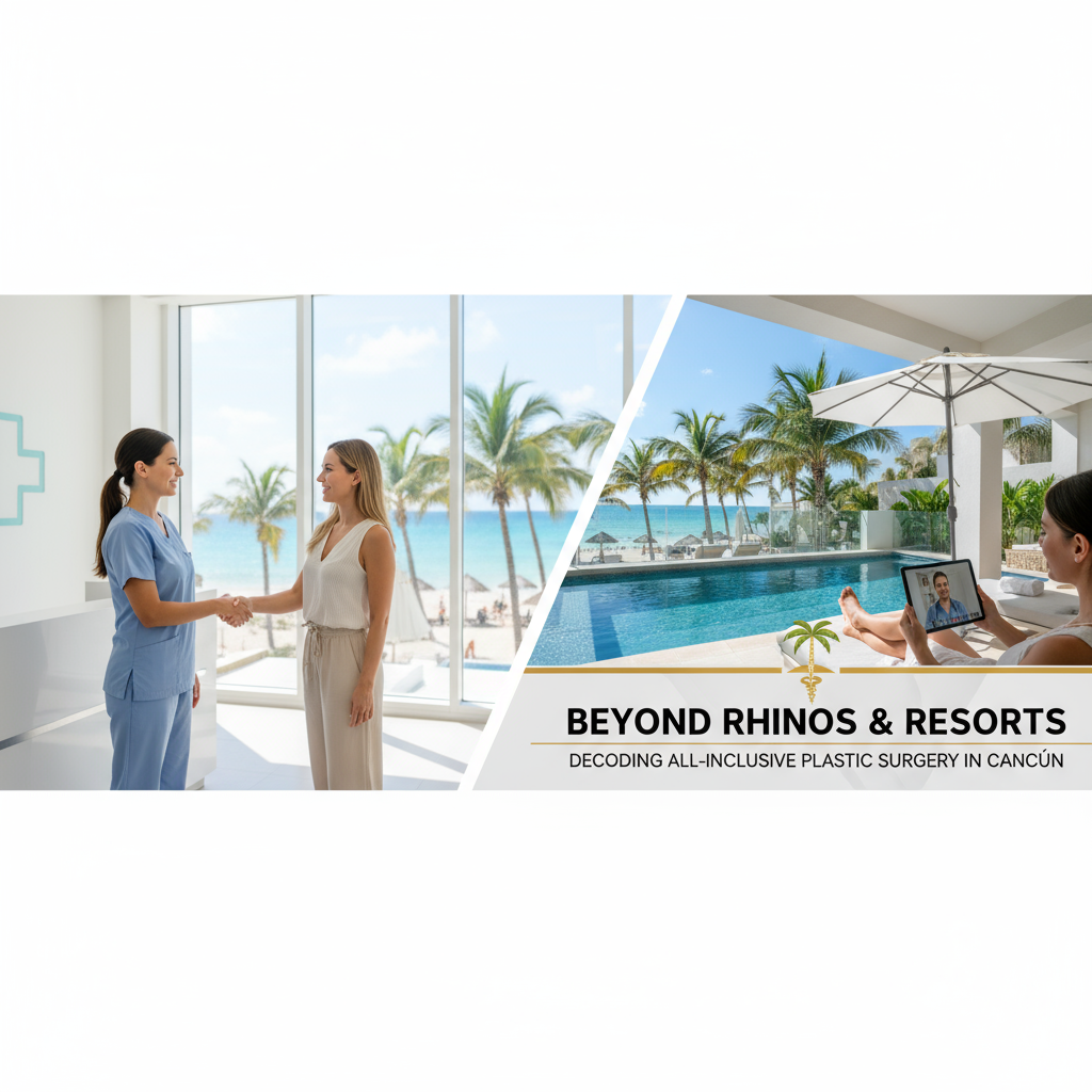 Cancun clinic with ocean view, symbolizing medical tourism in Mexico for plastic surgery.